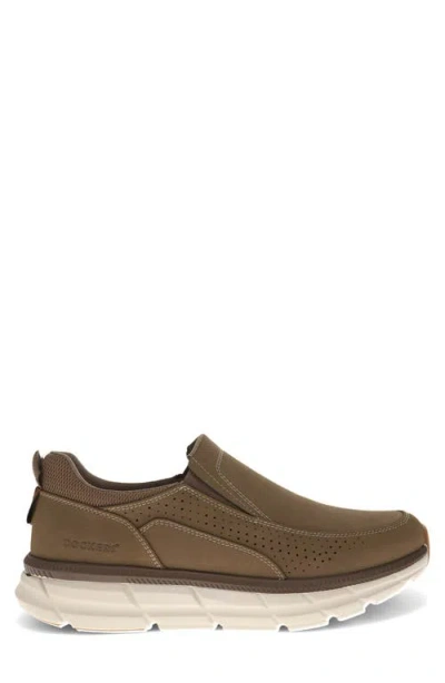 Dockers Mens Go-time Active Rebound Slip-on Sneaker In Brown