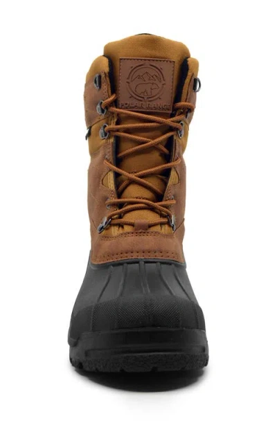 Polar Range Yukon Waterproof Snow Boot In Brown