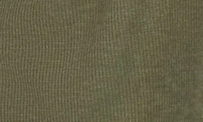 Lucky Brand Thermal Long Sleeve Henley In Green