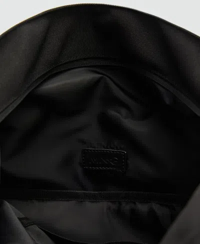 Mango Men's Flap Backpack In Black