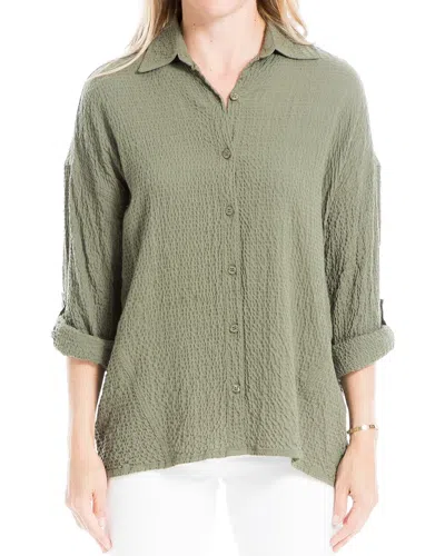 Max Studio Texture Shirt In Multi