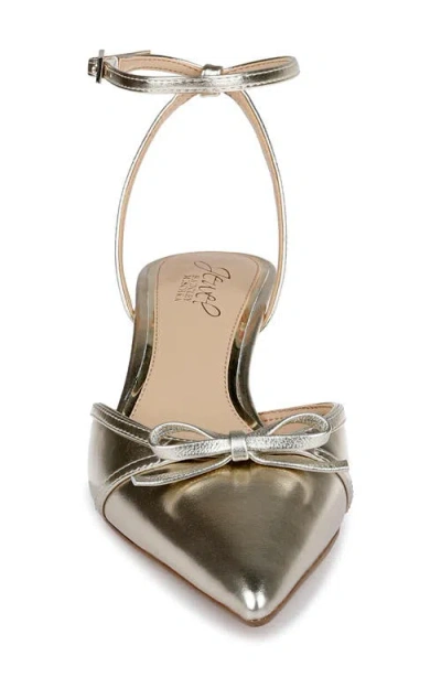 Jewel Badgley Mischka Women's Talasia Kitten Heel Pumps In Gold