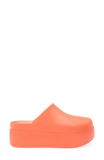 Crocs Dylan Platform Clog In Orange
