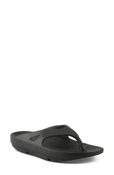Flexus By Spring Step Osmar Flip Flop In Black