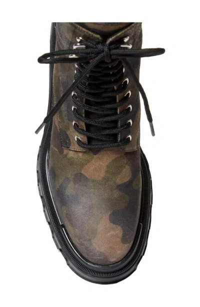 Christian Louboutin Trott Dune Camo Print Combat Boot In Multi