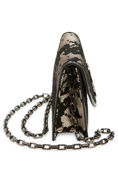 Christian Louboutin Loubi54 Lace Clutch In Neutral