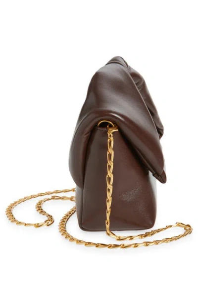 Jw Anderson Borsa A Mano Twister Media In Nappa Cioccolato Donna