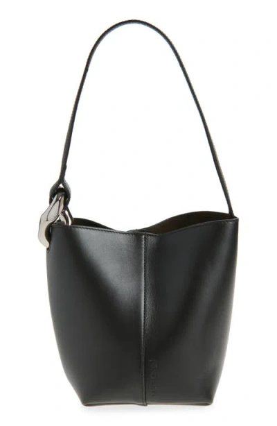 Jw Anderson J. W. Anderson The Jwa Corner Bucket Bag In Black