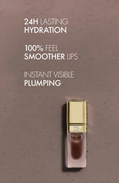 Dolce & Gabbana Coffee Oil Lip Plumper In Brown