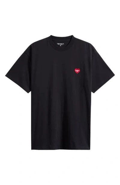 Carhartt Wip Heart Ii Cotton T-shirt In Black