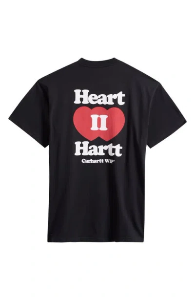 Carhartt Wip Heart Ii Cotton T-shirt In Black