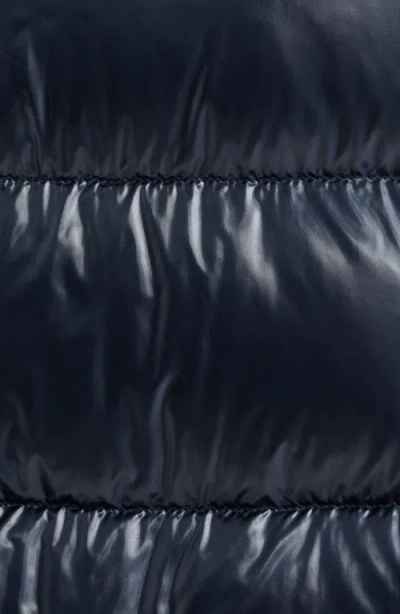 Herno Shiny Nylon Down Jacket In Blue