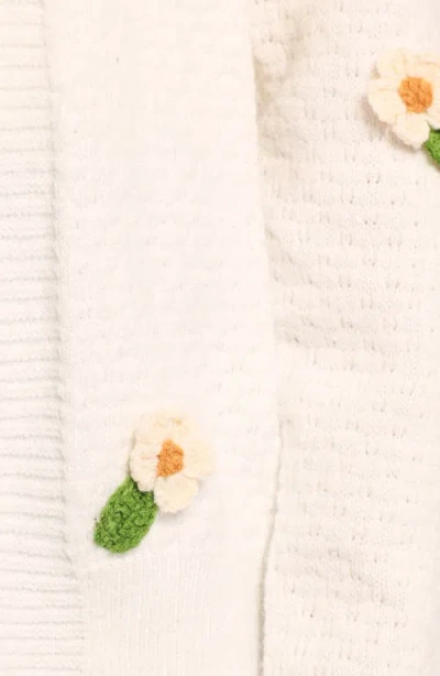Petal And Pup Petal & Pup Jazzie Floral Cardigan In White