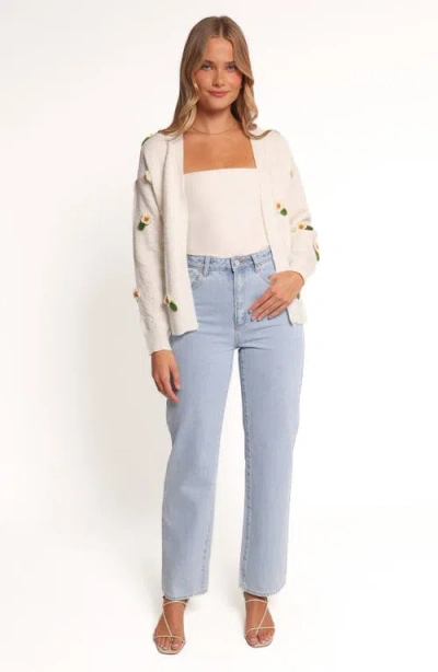 Petal And Pup Petal & Pup Jazzie Floral Cardigan In White