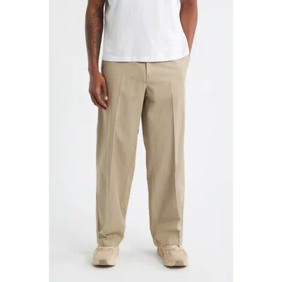 Dickies 247 Flat Front Cotton Work Pants In Nude