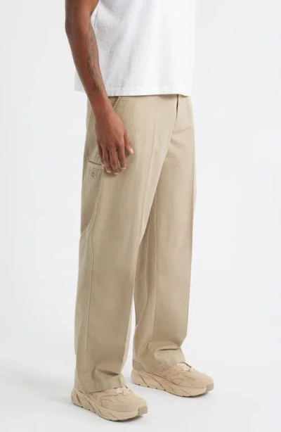 Dickies 247 Flat Front Cotton Work Pants In Nude