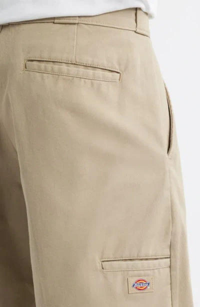 Dickies 247 Flat Front Cotton Work Pants In Nude