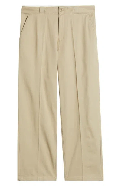 Dickies 247 Flat Front Cotton Work Pants In Nude
