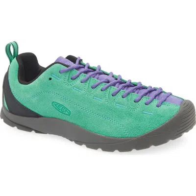 Keen Woman Sneakers Green Size 7 Leather In Blue