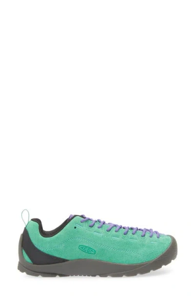 Keen Woman Sneakers Green Size 7 Leather In Blue