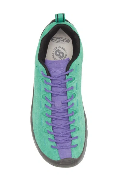 Keen Woman Sneakers Green Size 7 Leather In Blue
