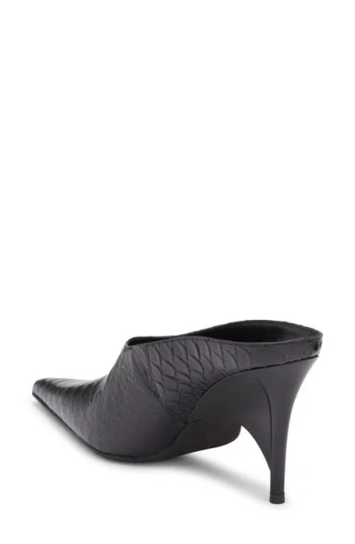 Jeffrey Campbell Vader Pointed Toe Mule In Black