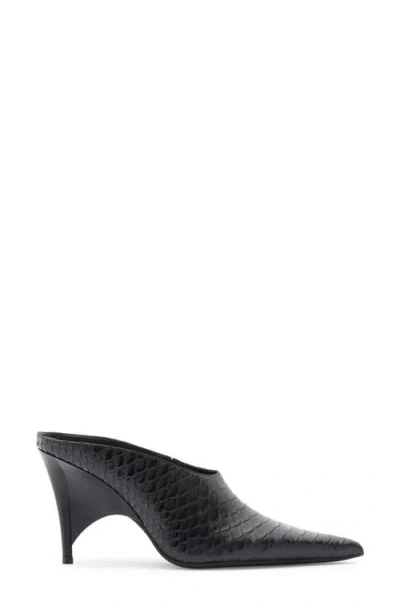 Jeffrey Campbell Vader Pointed Toe Mule In Black