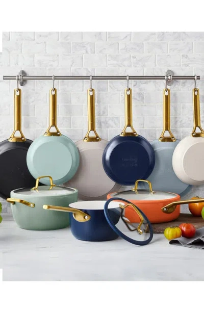 Greenpan Reserve Pro 10-piece Ceramic Nonstick Cookware Set In Black