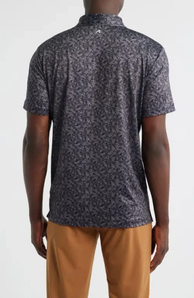 Redvanly Haskell Camouflage Performance Polo In Gray