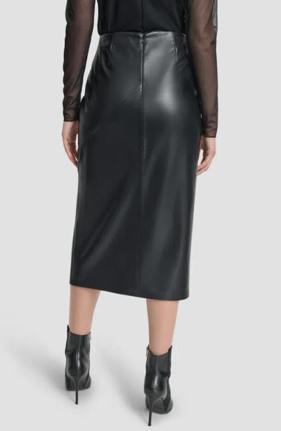 Dkny Women's Side Zip Pencil Midi Skirt In Black