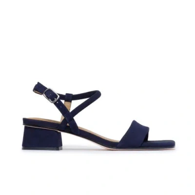 Bernardo Footwear Josei Low Heel Sandal In Blue