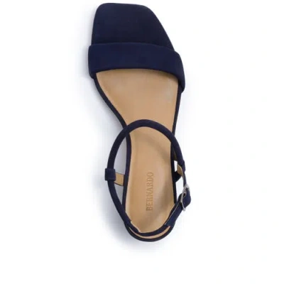 Bernardo Footwear Josei Low Heel Sandal In Blue