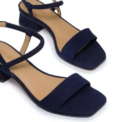 Bernardo Footwear Josei Low Heel Sandal In Blue