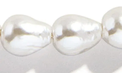 Baublebar Ondine Pearl Collar Necklace In White