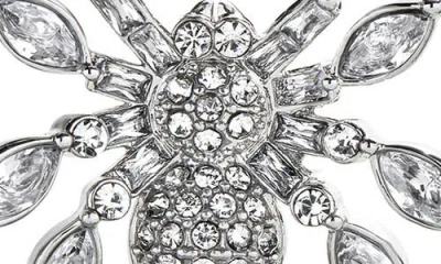 Baublebar Crystal Creeper Spider Earrings In Metallic