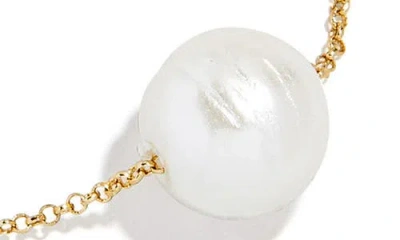 Baublebar Madeline Imitation Pearl Bracelet In Gold