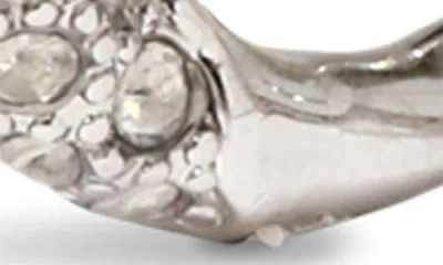 Alexis Bittar Solanelas Crystal Twist Mini Hoop Earrings