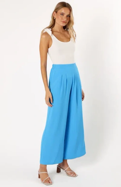 Petal And Pup Petal & Pup Enya High Waist Wide Leg Pants In Blue