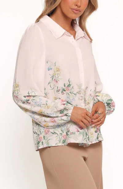 Petal And Pup Petal & Pup Avis Floral Print Shirt In Pink