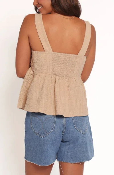 Petal And Pup Petal & Pup Denni Sleeveless Top In Brown