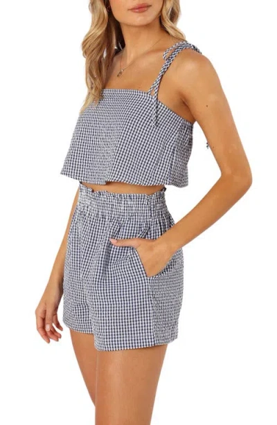Petal And Pup Petal & Pup Callum Gingham Crop Camisole & Shorts Set In Multi