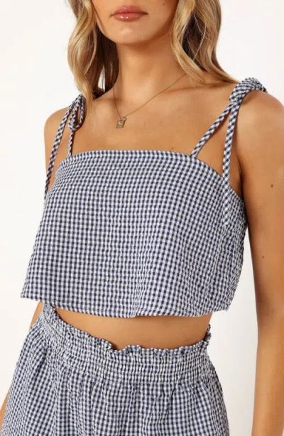 Petal And Pup Petal & Pup Callum Gingham Crop Camisole & Shorts Set In Multi