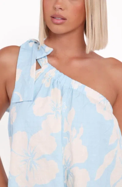 Petal And Pup Petal & Pup Miffy Floral One-shoulder Cotton Romper In Multi