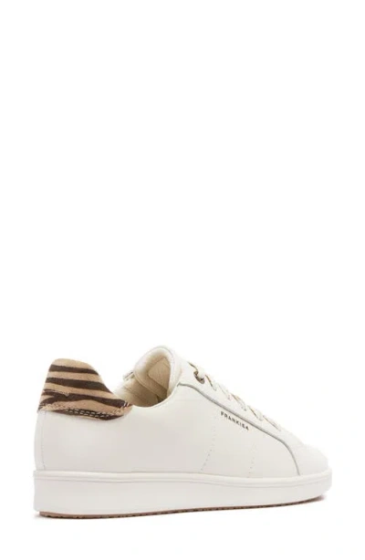Frankie4 Jackie V Leather Sneaker In White