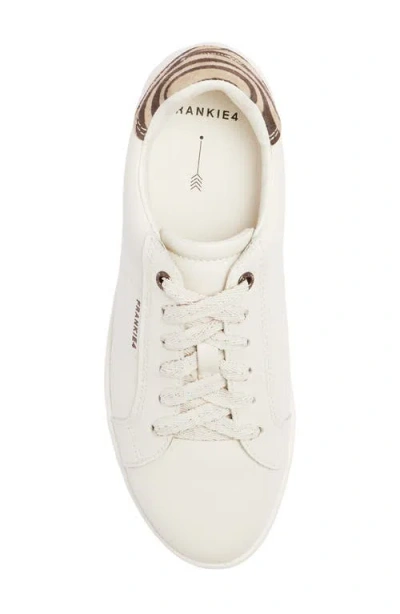 Frankie4 Jackie V Leather Sneaker In White