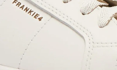 Frankie4 Jackie V Leather Sneaker In White