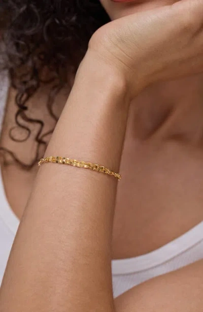 Bony Levy 14k Yellow Gold Multilink Chain Bracelet In Gold