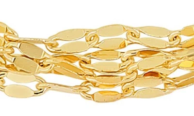 Bony Levy 14k Yellow Gold Multilink Chain Bracelet In Gold