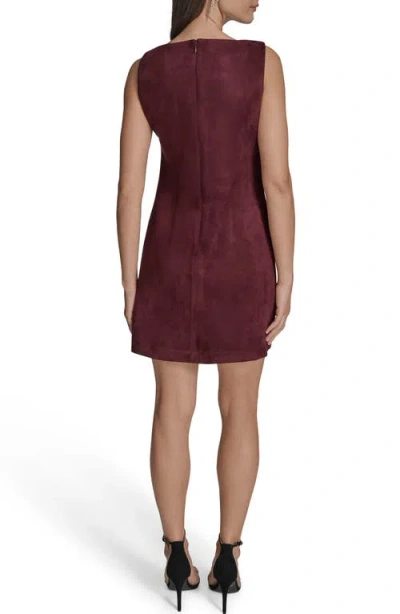Bcbg Women's Sleeveless Boat Neck Dress In Burgundy