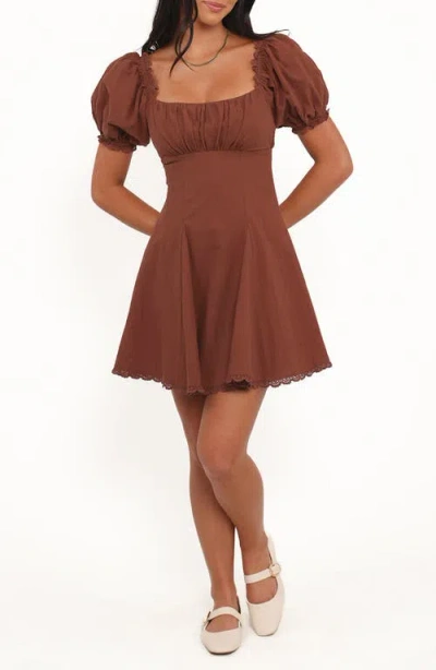 Petal And Pup Petal & Pup Anora Puff Sleeve Minidress In Multi